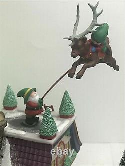 Department 56 Santa's Reindeer Rides Animated North Pole Special Edition 56748