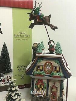 Department 56 Santa's Reindeer Rides Animated North Pole Special Edition 56748