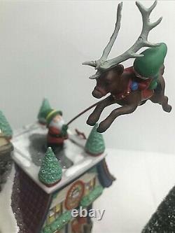 Department 56 Santa's Reindeer Rides Animated North Pole Special Edition 56748