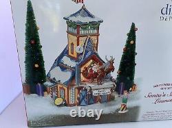 Department 56 Santa's Sleigh Launch North Pole Series Giftset Brand New #56734