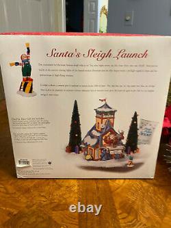 Department 56 Santa's Sleigh Launch North Pole Village Series NEW IN BOX #56734