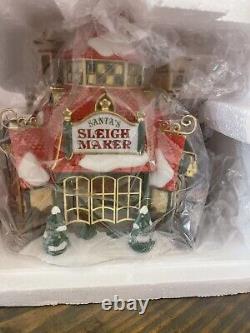 Department 56 Santa's Sleigh Maker Collectors' Edition North Pole Series Lighted