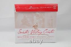 Department 56 Santa's Visiting Center North Pole Series Gift Set New in Box