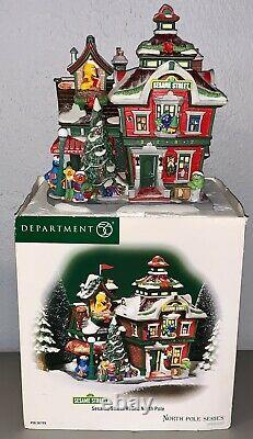 Department 56 Sesame Street at the North Pole Lighted Christmas Village House
