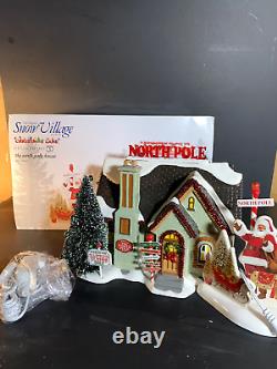 Department 56 Snow Village Christmas Lane The North Pole House NEW IN BOX