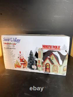 Department 56 Snow Village Christmas Lane The North Pole House NEW IN BOX