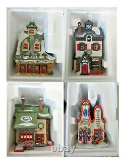 Department 56 Snow Village North Pole Series 79 Pieces 22 Houses/Buildings