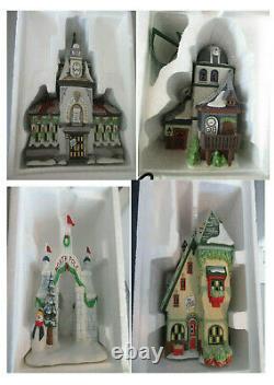 Department 56 Snow Village North Pole Series 79 Pieces 22 Houses/Buildings