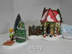 Department 56 The Fir Farm Box Set #6000618 North Pole Silver Series
