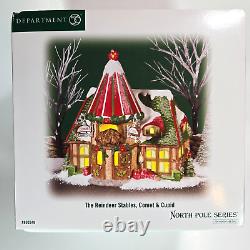 Department 56 The Reindeer Stables, Comet & Cupid #56.805548 North Pole Series