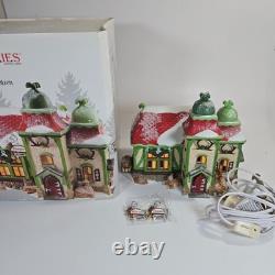 Department 56 The Reindeer Stables, Donder & Blitzen North Pole Series with Box
