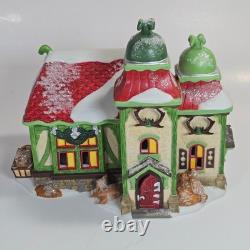 Department 56 The Reindeer Stables, Donder & Blitzen North Pole Series with Box