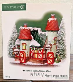 Department 56 The Reindeer Stables, Prancer & Vixen 56.805542 retired