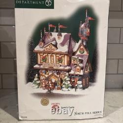Department 56 Village North Pole Series Retired Rudolph Santa's Castle