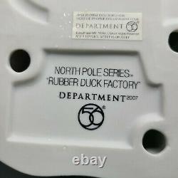 Department 56 Village North Pole Series Rubber Duck Factory NIB #799920 Dept