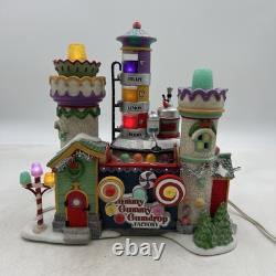 Department 56 Yummy Gummy Gum Drop Factory Snow Village North Pole Set