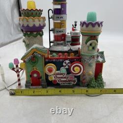 Department 56 Yummy Gummy Gum Drop Factory Snow Village North Pole Set