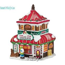 Department 56 by Enesco North Pole Village Christmas' Sweets Porcelain Lit House