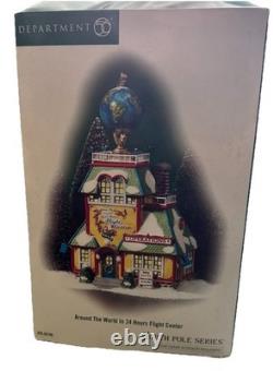 Department 56 north pole Around the World in 24 Hours Flight Center56790 2005