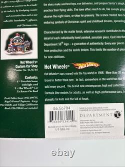 Department 56Hot Wheel's Custom Car ShopNorth Pole Series #56.56784 In Box