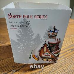 Department Dept 56 BOB'S SLED THRILL RIDE North Pole Series Village House Light