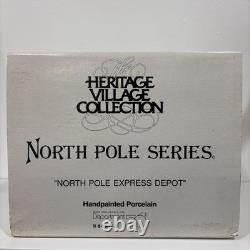 Department Dept 56 NORTH POLE EXPRESS DEPOT Series #56278 As-Is