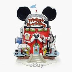 Department Dept 56 North Pole Village Mickey Ear Factory Miniature Lit Building