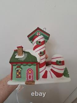 Dept 55 North Pole Candy Striper #6000613 (COMPLETE) North Pole NEVER USED