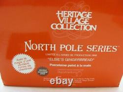 Dept 56 1998 North Pole Series Elsie's Gingerbread