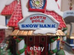 Dept. 56 2006 North Pole Snow Bank#56.56957 & Breaking The Bank Complete