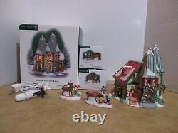 Dept. 56 2008 North Pole The Reindeer Stables Dasher & Dancer +Dasher & Dancer