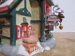 Dept. 56 2008 North Pole The Reindeer Stables Dasher & Dancer +Dasher & Dancer