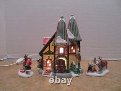 Dept. 56 2008 North Pole The Reindeer Stables Dasher & Dancer +Dasher & Dancer