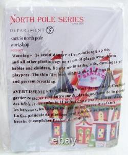 Dept 56 2017 SANTA'S NORTH POLE WORKSHOP #4056663 NRFB Village off-season santa