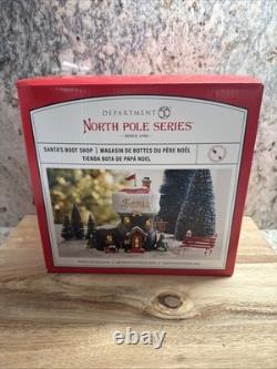 Dept 56 2025 SANTA'S BOOT SHOP North Pole Village 6013444 BRAND NEW