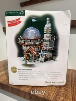 Dept 56 56749 Polar Power Company Spark Electric Christmas North Pole Village