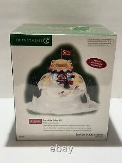 Dept 56 56851 North Pole Series Coca Cola Sliding Hill Complete Retired 2003 New