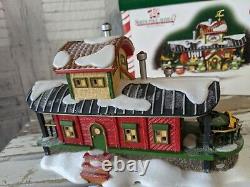 Dept 56 56896 tinkers caboose Cafe North Pole train house village Xmas