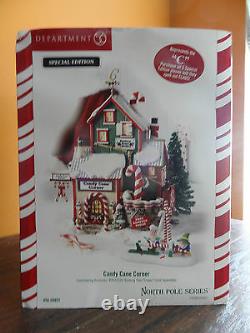 Dept 56 56952 Candy Cane Corner C Ed North Pole Factory Shop Christmas Village