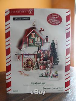 Dept 56 56952 Candy Cane Corner C Ed North Pole Factory Shop Christmas Village