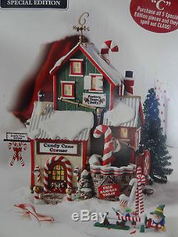 Dept 56 56952 Candy Cane Corner C Ed North Pole Factory Shop Christmas Village