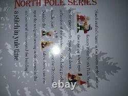 Dept 56 A Stitch In Yule time North Pole Village animated RARE A30073