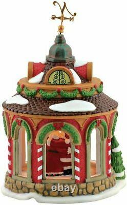 Dept 56 ANNIVERSARY GAZEBO, CHEERS North Pole Village 4050966 DEALER STOCK-NEW