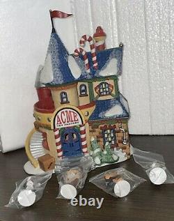 Dept 56 Acme Toy Factory, North Pole Series #56729 w Light