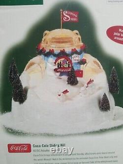 Dept 56 Animated COCA-COLA SLIDING HILL 56851 North Pole Coke DEPARTMENT D56 box