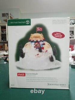 Dept 56 Animated COCA-COLA SLIDING HILL 56851 North Pole Coke DEPARTMENT D56 box