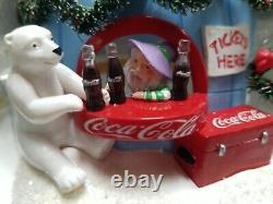 Dept 56 Animated COCA-COLA SLIDING HILL 56851 North Pole Coke DEPARTMENT D56 box
