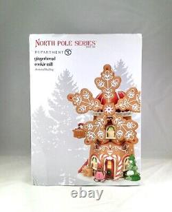 Dept 56 Animated GINGERBREAD COOKIE MILL 6007610 North Pole DEPARTMENT56 New D56