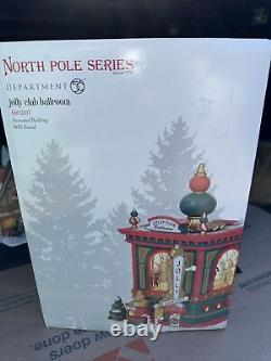 Dept 56 Animated Musical JOLLY CLUB BALLROOM 6003107 North Pole DEPARTMENT
