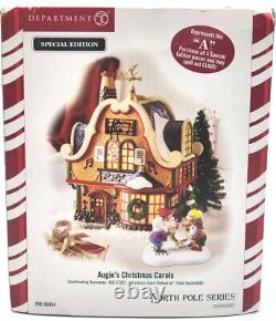 Dept 56 Augie's Christmas Carols North Pole Series #56954 LTD EDITION IN BOX